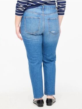 J. Crew High Rise Straight Jeans